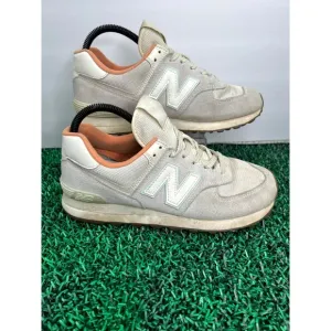 New Balance 574 nimbus Cloud Sneakers Suede  Walking Shoes Neutral Size 8.5 W 7M