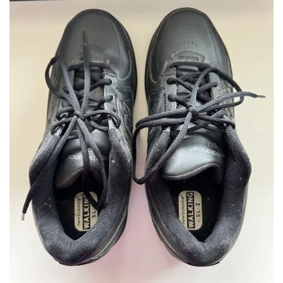 New Balance 577 Black Lace Up Walking Sneakers Shoes MW577BK Men's 8.5 Wide 2E