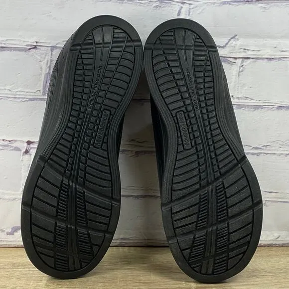 New Balance 577 Black Walking Shoes Men's 13 Wide 4E Hook Loop Sneakers MW577VK