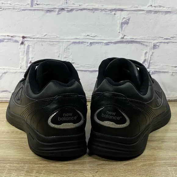 New Balance 577 Black Walking Shoes Men's 13 Wide 4E Hook Loop Sneakers MW577VK