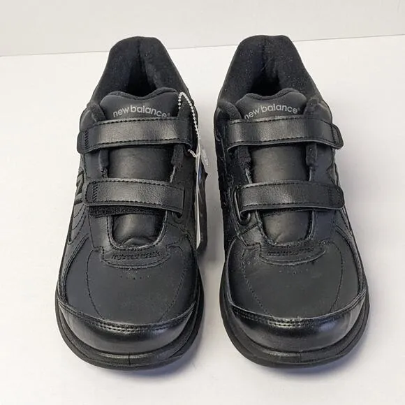 New Balance 577 Walking Shoes, Black Leather, Women's 7 Narrow
