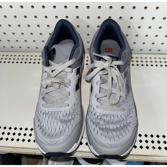 New Balance 847v4 Mens Athletic Walking Shoes Size 10.5 D Gray Blue Red MW847LG4