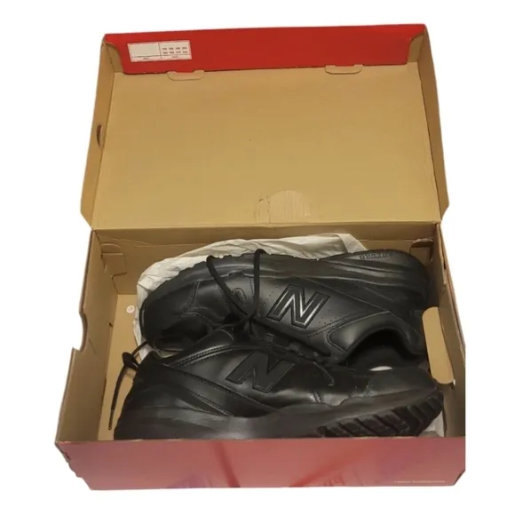 New Balance 928v3 Men's Black Leather Walking Shoes Size 13
