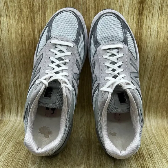 New Balance 990v5 Men's Size 13 D Grey Athletic Lace Up Shoes Sneakers M990GL5