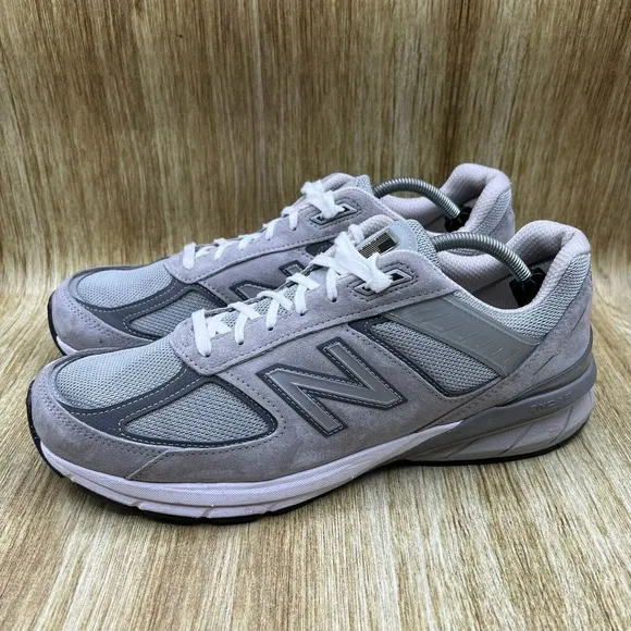 New Balance 990v5 Men's Size 13 D Grey Athletic Lace Up Shoes Sneakers M990GL5
