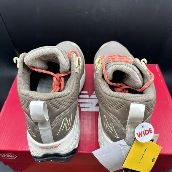 New Balance Fresh Foam X Hierro Mid GTX Womens Size 7 2E Wide Hiking Boots Brown