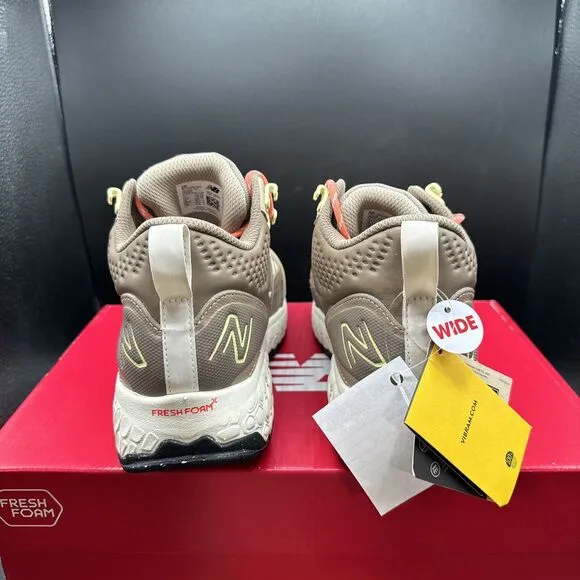 New Balance Fresh Foam X Hierro Mid GTX Womens Size 7 2E Wide Hiking Boots Brown