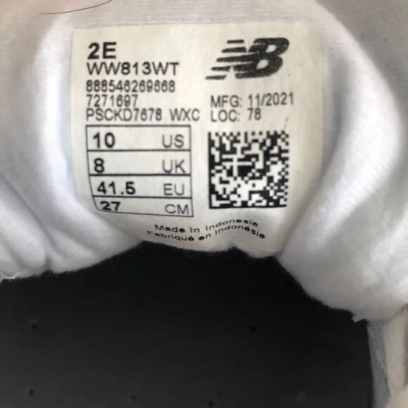 New Balance Men's 813v1 Lace-up Comfort Shoes Size 10