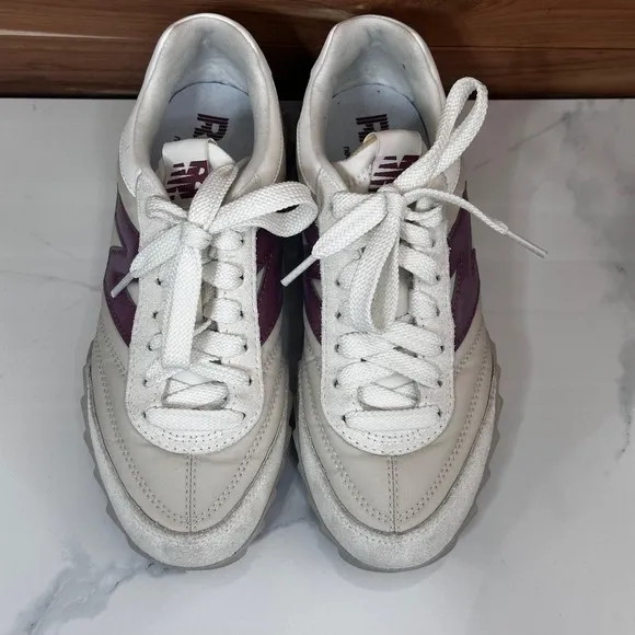 New Balance RC30 Heritage Sneakers Sea Salt/Washed Burgundy- URC30UA size US 5.5