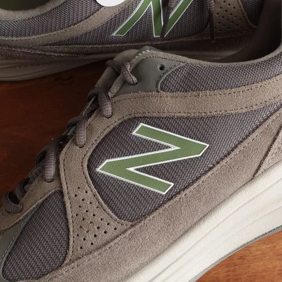 New Balance Sneakers Mens SZ 13 2E Gray 877 Suede Low Top Athletic Walking Shoes