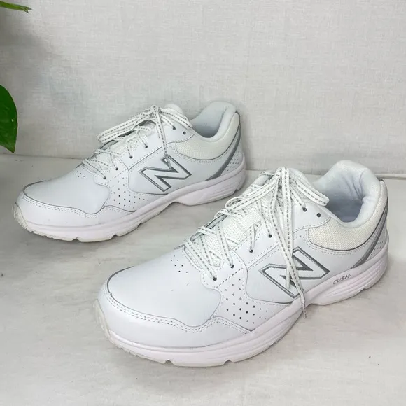 New Balance Women's 411 V1 Walking Shoe,‎ White/White, 10.5 2A