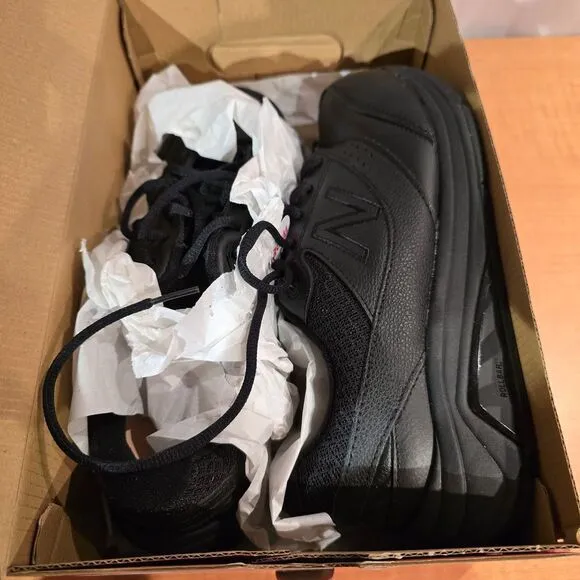 New Balance Women's 928 V3 Lace-up Walking Shoes, Black Size 8 Wide Original Box