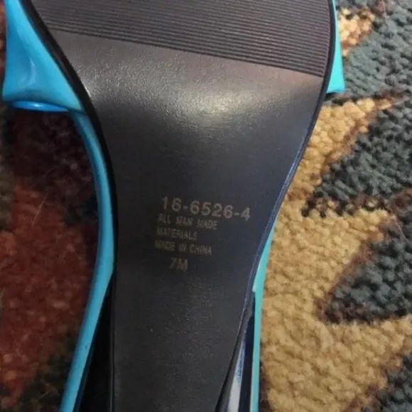 New Bijou heels blue size 7 women's ladies‎ shoes 👠 sandals