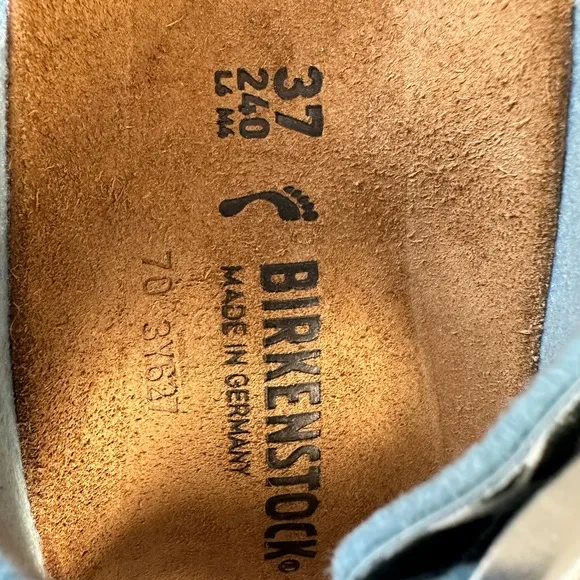 NEW! BIRKENSTOCK GREEN METALLIC SANDALS
