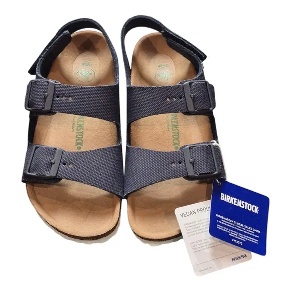 NEW! Birkenstock Made In Germany Milano Hook Loop Sandals Kid's 34 EU (3 US) NWT