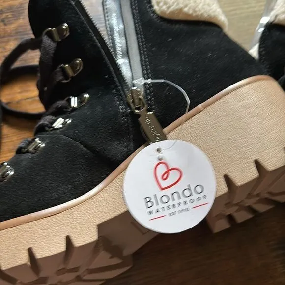 NEW Blondo Devin WaterproofBootie Hiking Boots Women's Size 8