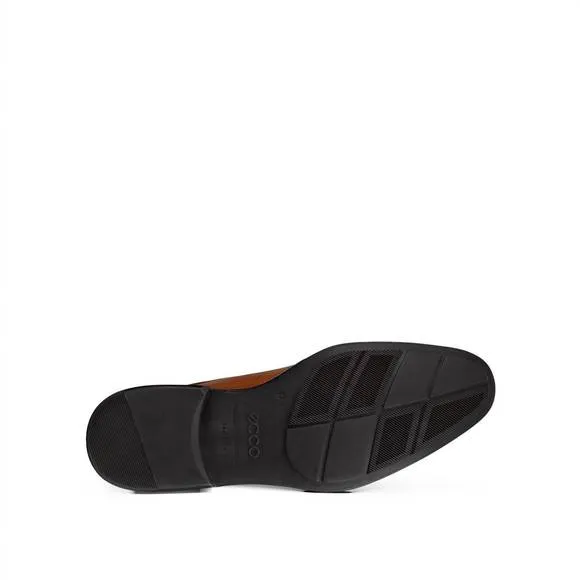 NEW ECCO men's citytray 2 cap toe dress shoe in amber
