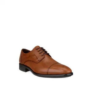 NEW ECCO men's citytray 2 cap toe dress shoe in amber
