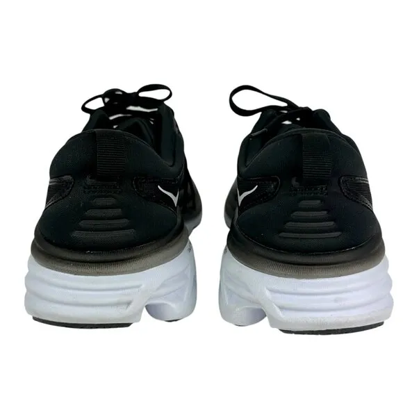 New HOKA Women's Bondi 8 Black Mesh Comfortable Running Shoes 1127952 Size 10.5