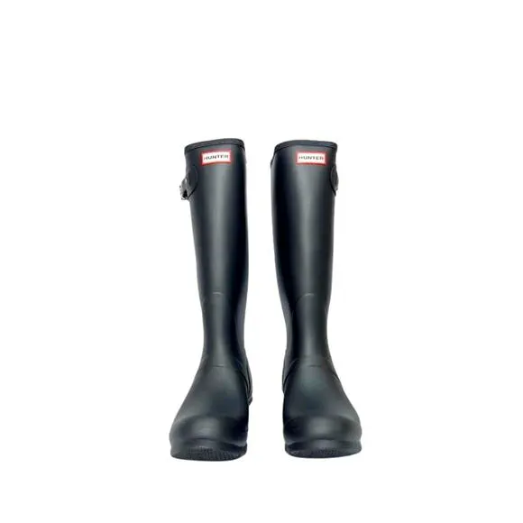 NEW! Hunter Women's Original Tall Rain Boots, Black, 10