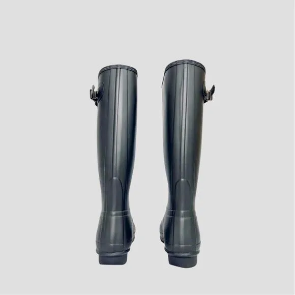 NEW! Hunter Women's Original Tall Rain Boots, Black, 10