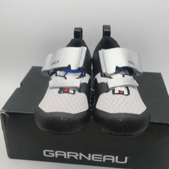 NEW Louis Garneau Men's 11.5 Tri X-Speed XZ Cycling Shoes EU 46 Black White