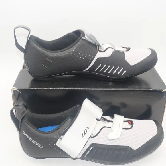 NEW Louis Garneau Men's 11.5 Tri X-Speed XZ Cycling Shoes EU 46 Black White
