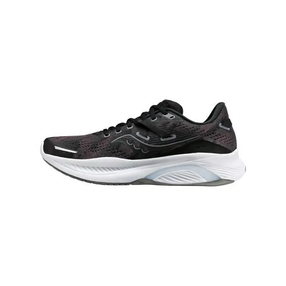 NEW SAUCONY men's guide 16 running shoes in black/white