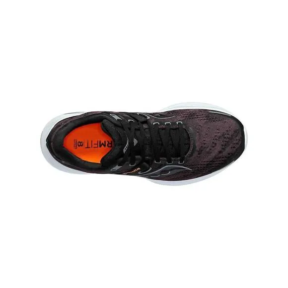 NEW SAUCONY men's guide 16 running shoes in black/white