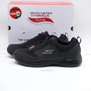 NEW Skechers Go Walk Arch Fit Recharge Walking Shoes 216122/BBK Black