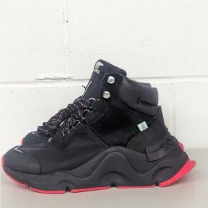 New Sorel kinetic Rngd black red waterproof snow caribou boot conquest  SZ 5.5