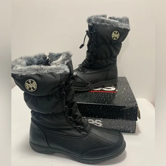 NEW TOTES April Women's Water-Resistant Snow Boots