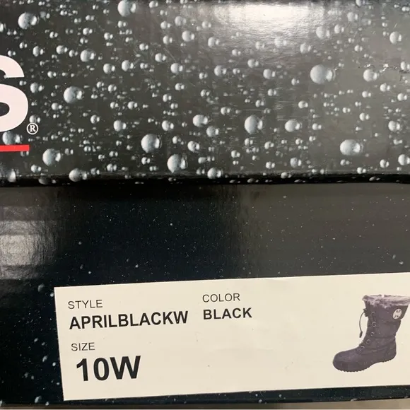 NEW TOTES April Women's Water-Resistant Snow Boots