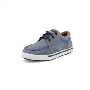 NEW TWISTED X boy's leather shoe in denim blue