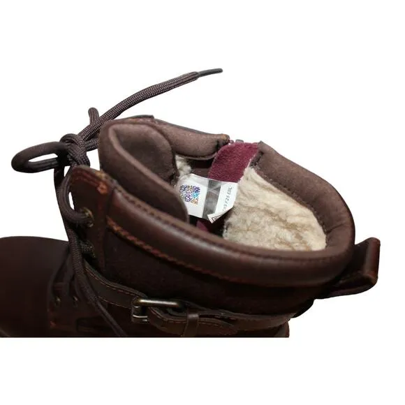 NEW UGG WOMEN'S HAPSBURG WATERPROOF‎ HAPSBURG BROWN HIKER SNOW BOOTS 7