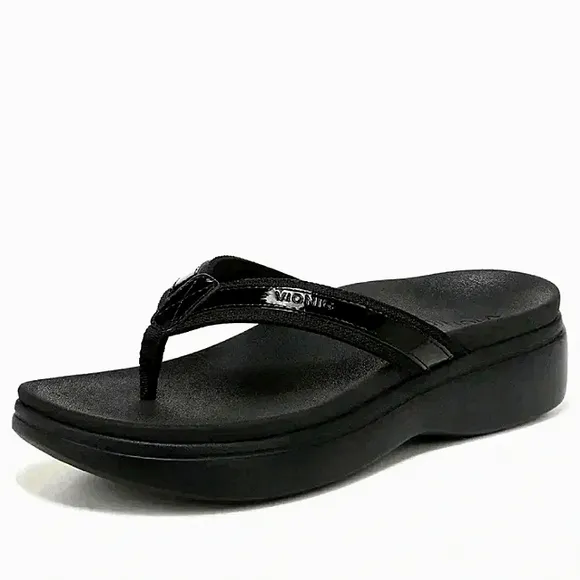 New w/Box Vionic High Tide II Women's Platform Orthotic Thong-Style Sandals 7.5