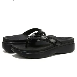 New w/Box Vionic High Tide II Women's Platform Orthotic Thong-Style Sandals 7.5