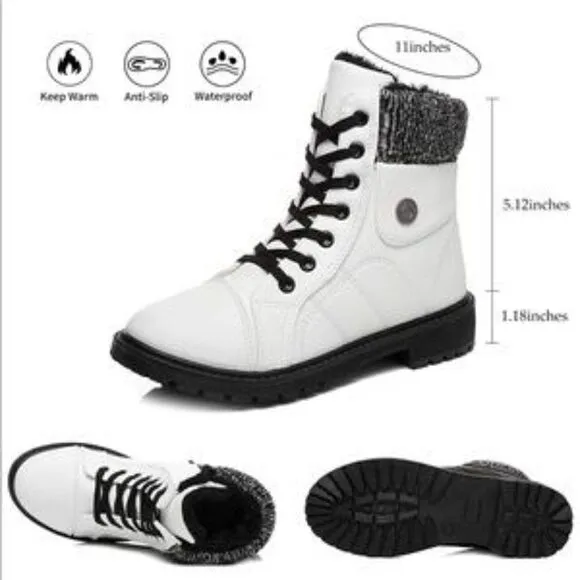 NEW Waterproof Combat Boots Anti-Slip Snow Boots