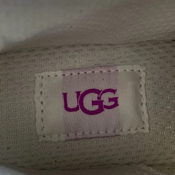 NIB UGG Highland Hi Cali Collage Shoes In White