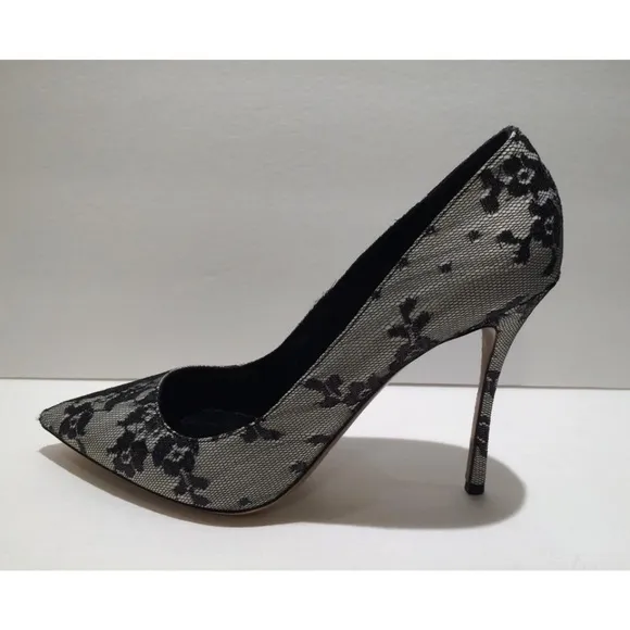 Nicholas Kirkwood Floral Lace Pumps, Size 40, NEW, Retail $675,