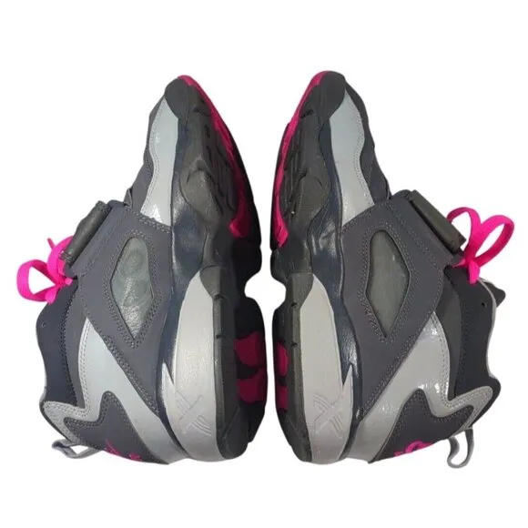 Nike Air Diamond Turf 2 Pink Grey Shoes 407911 006 Size 6.5Y / Size 5.5 …