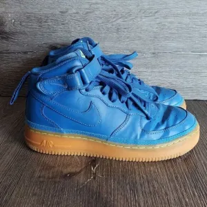 Nike Air Force 1 MID LV8 GS Size 6.5Y Blue Athletic Shoes Sneakers 820342-400