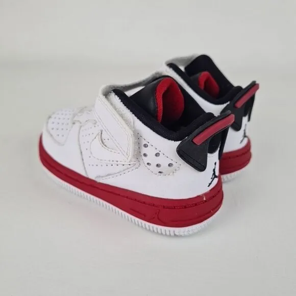 Nike Air Jordan Fusion 6 Toddlers Leather Sneakers White