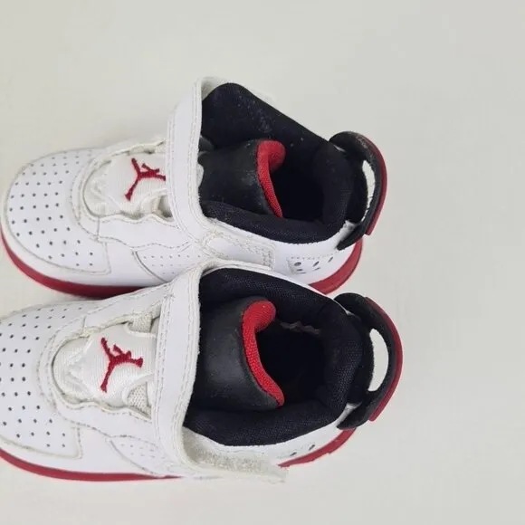 Nike Air Jordan Fusion 6 Toddlers Leather Sneakers White