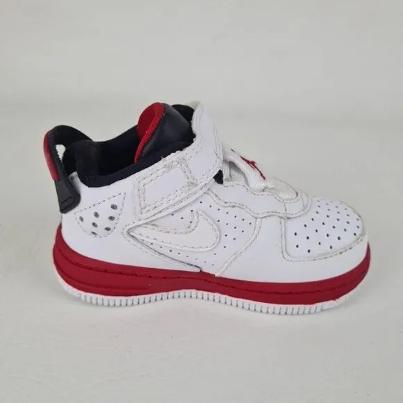 Nike Air Jordan Fusion 6 Toddlers Leather Sneakers White