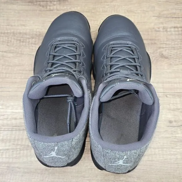 Nike Air Jordan Horizon Low Premium Men's Sz 12 Gray Black Sneakers (850678-003)