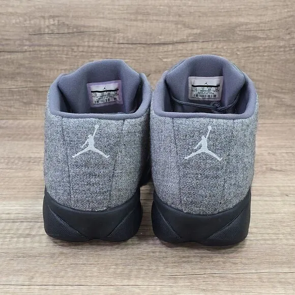 Nike Air Jordan Horizon Low Premium Men's Sz 12 Gray Black Sneakers (850678-003)