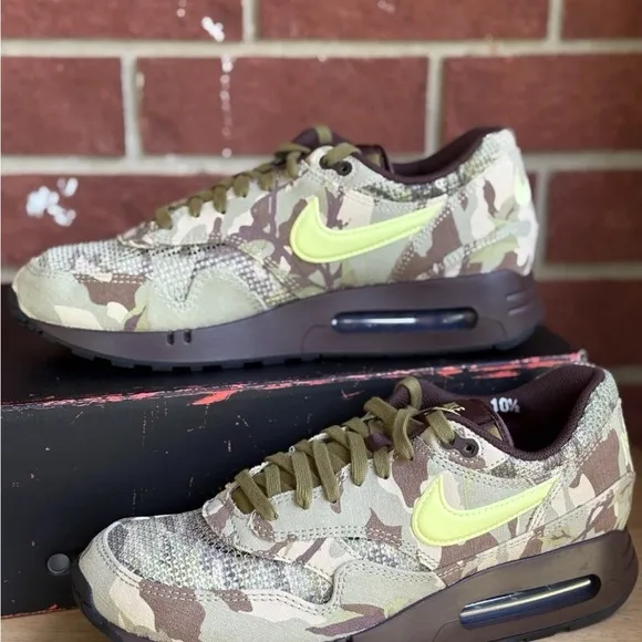 Nike Air Max 1 '86 OG Size 11 Mens Camo Brown Mint Green New Sneakers NIHB Shoes