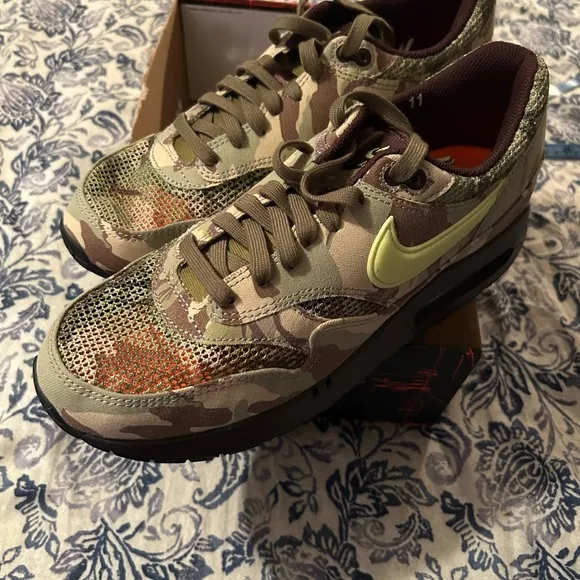 Nike Air Max 1 '86 OG Size 11 Mens Camo Brown Mint Green New Sneakers NIHB Shoes