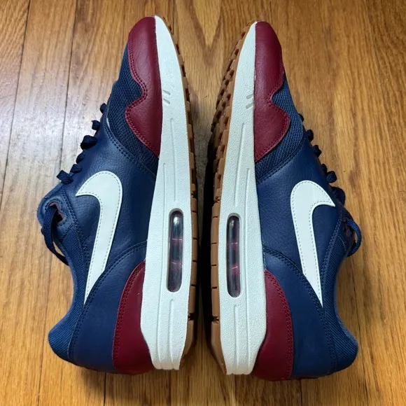 Nike Air Max 1 Navy Team Red Gum Men’s Size 12 (AH8145-400) Sneakers Shoes OG